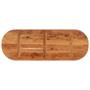Akazie Tischplatte Oval 110x40 cm