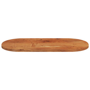 Akazie Tischplatte Oval 100x50 cm