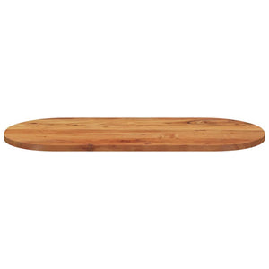 Akazie Tischplatte Oval 110x50 cm