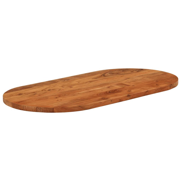 Tischplatte Oval 120x60cm Akazie Massivholz