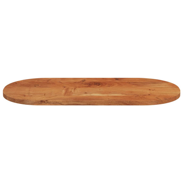 Akazie Tischplatte Oval 80x40 cm