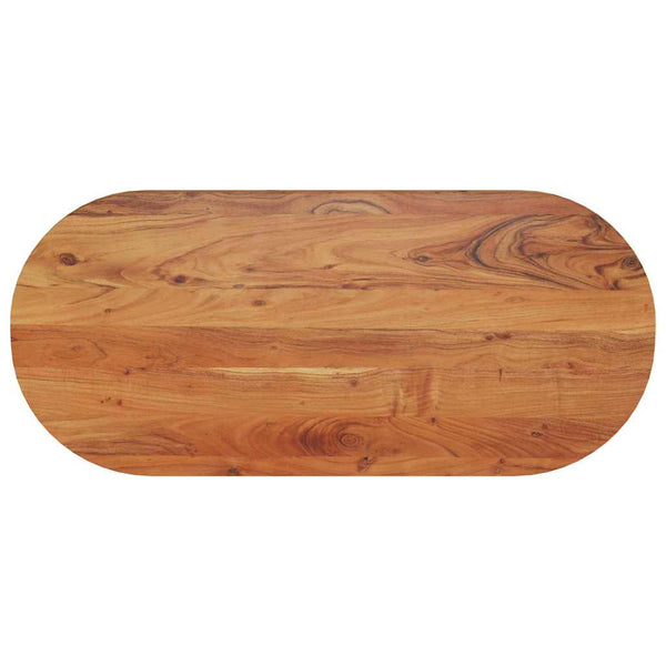 Akazie Tischplatte Oval 90x40 cm