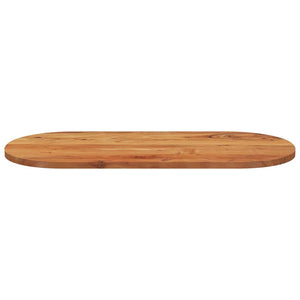Akazie Tischplatte Oval 90x40 cm