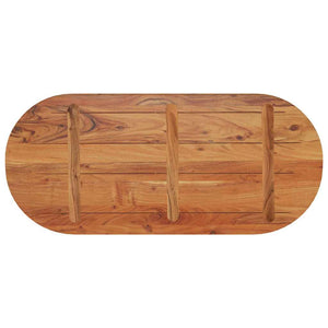 Akazie Tischplatte Oval 90x40 cm