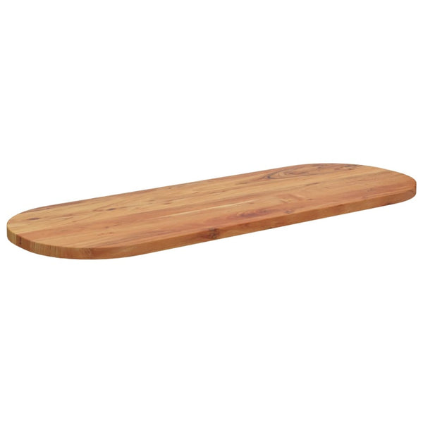 Akazie Tischplatte Oval 110x40 cm