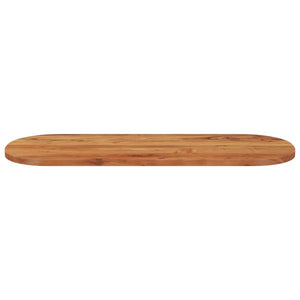 Akazie Tischplatte Oval 110x40 cm
