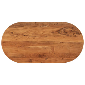 Tischplatte Oval 100x50 Akazie Massivholz