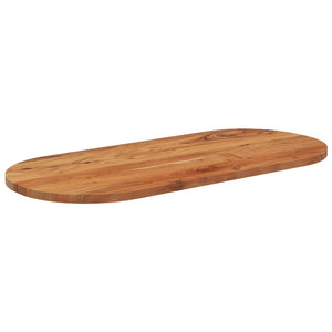 Akazie Tischplatte Oval 110x50 cm