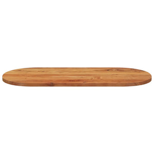 Akazie Tischplatte Oval 110x50 cm