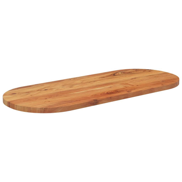 Akazie Tischplatte Oval 120x50 cm