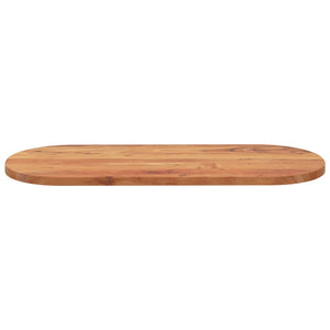 Akazie Tischplatte Oval 120x50 cm