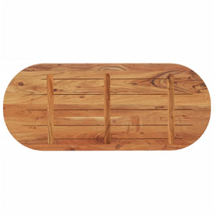 Akazie Tischplatte Oval 120x50 cm