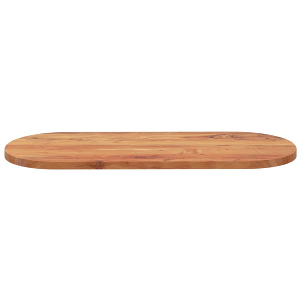 Tischplatte Oval 140x60 Akazie Massivholz