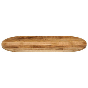 Tischplatte Oval 110x50 cm Mango Massivholz