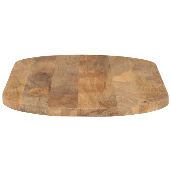 Tischplatte Oval 120x60 Mango Massivholz