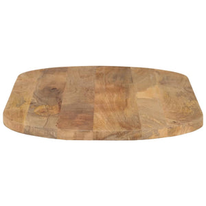 Massivholz Mango Tischplatte Oval 110x40 cm