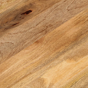 Massivholz Mango Tischplatte Oval 110x40 cm