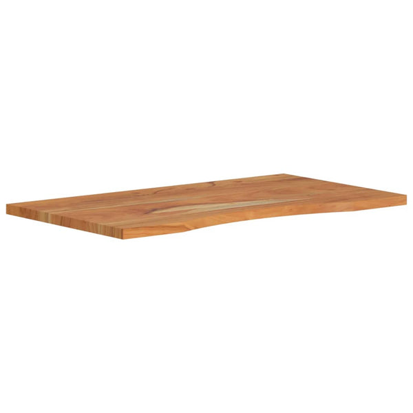 Massivholz Akazie Schreibtischplatte 100x50 cm