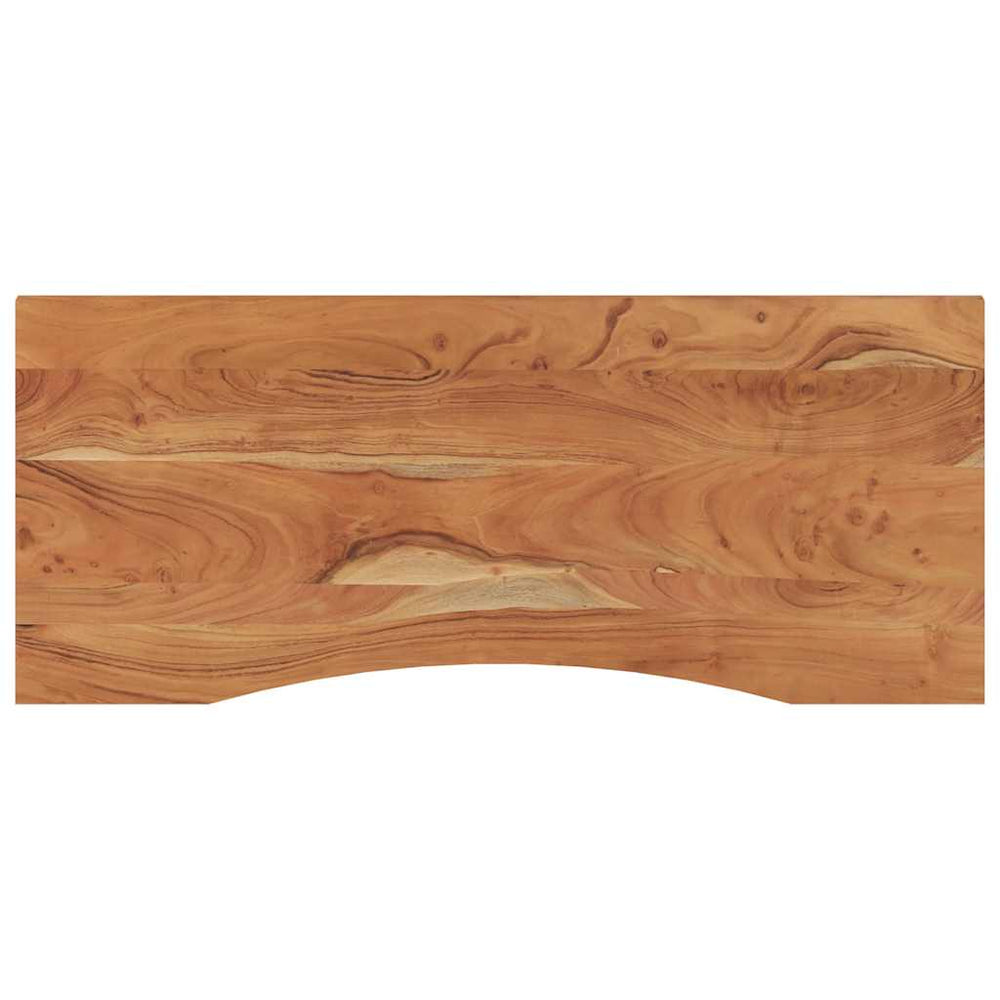 vidaXL Desk Top 110x50x2.5 cm Rectangular Solid Acacia Wood