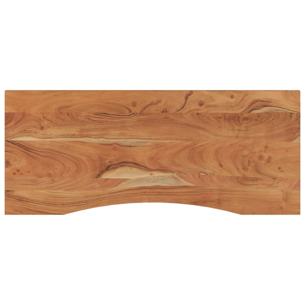 vidaXL Desk Tabletop 120x50x2.5 cm Rectangular Solid Acacia Wood