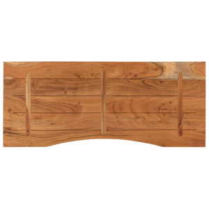 Akazie Schreibtischplatte Massivholz 120x50 cm
