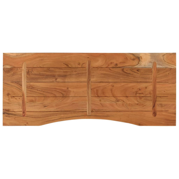 Akazie Schreibtischplatte Massivholz 120x50 cm