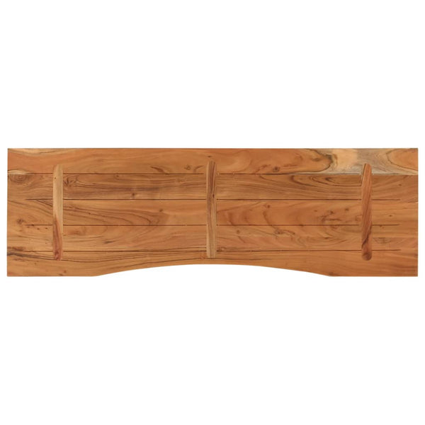Akazie Schreibtischplatte Massivholz 140x50 cm