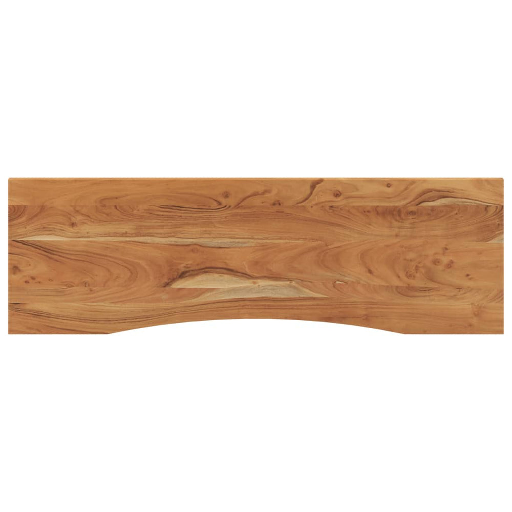 vidaXL Desk Top 160x50x2.5 cm Rectangular Solid Acacia Wood
