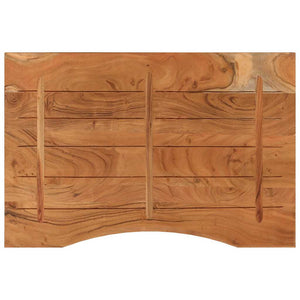 Massivholz Akazie Schreibtischplatte 80x60 cm