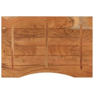 Akazie Schreibtischplatte Massivholz 100x60 cm