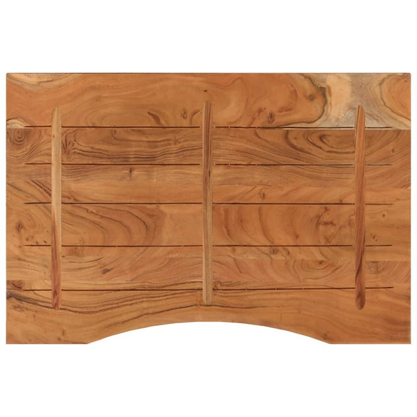 Akazie Schreibtischplatte Massivholz 100x60 cm