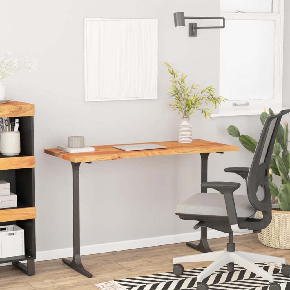 vidaXL Desk Top 110x60x2.5 cm Rectangular Solid Acacia Wood