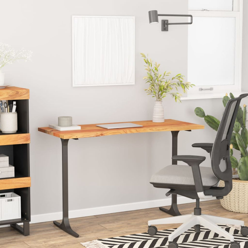 vidaXL Desk Top 140x60x2.5 cm Rectangular Solid Acacia Wood