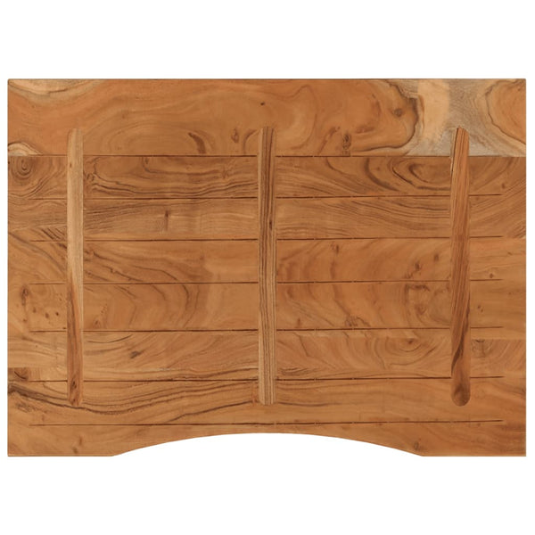 Akazie Schreibtischplatte Massivholz 100x80 cm