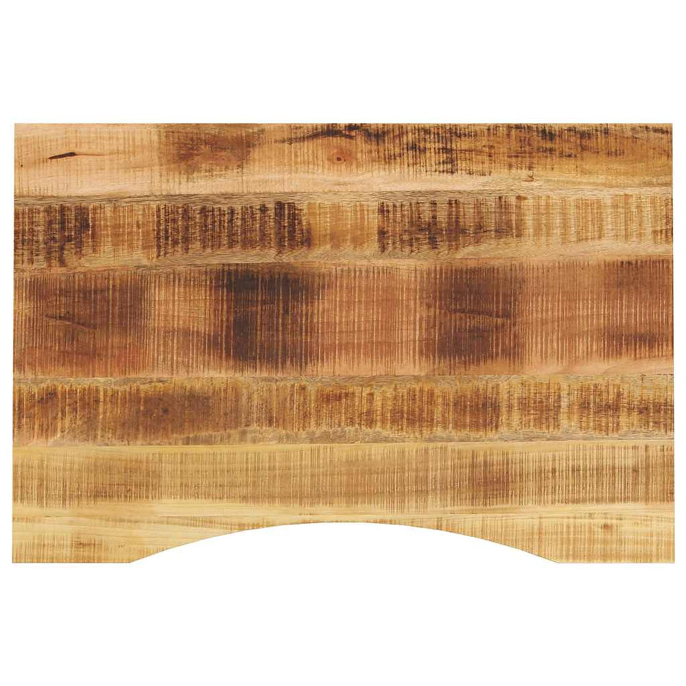 vidaXL Desk Top with Cut-Out 80x50x2.5 cm Solid Mango Wood