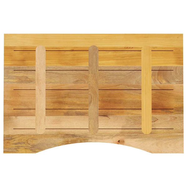 Massivholz Mango Schreibtischplatte 100x50 cm