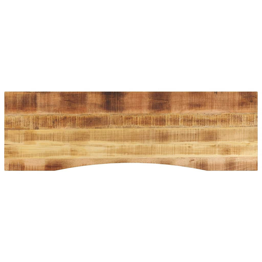 vidaXL Desk Panel with Notch 160x50x2.5 cm Solid Mango Wood