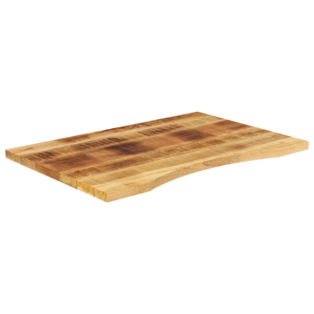vidaXL Desk Worktop with Cut-Out 90x60x2.5 cm Solid Mango Wood