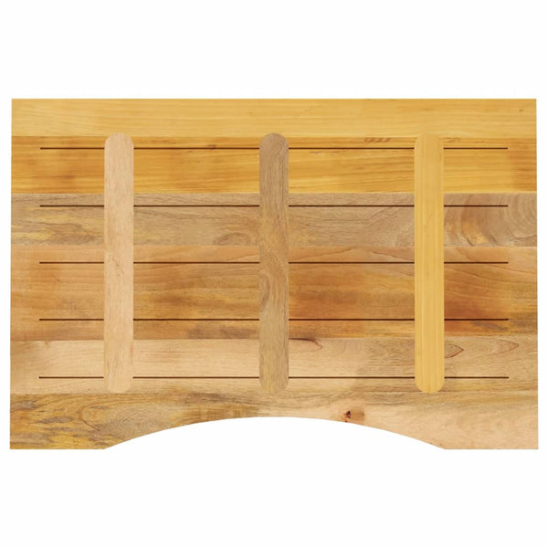 Massivholz Mango Schreibtischplatte 100x60 cm