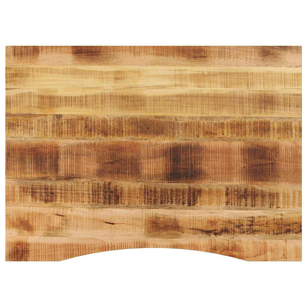 vidaXL Desk Top with Cut-Out 110x80x2.5cm Solid Mango Wood