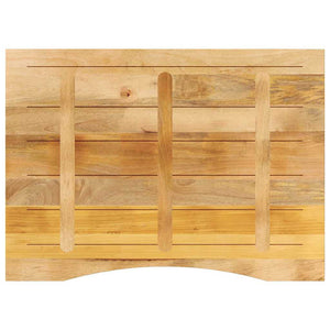 Massivholz Mango Schreibtischplatte 110x80 cm