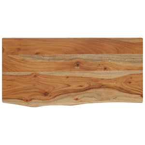 Akazie Wandregal 40x20 cm Massivholz Baumkante