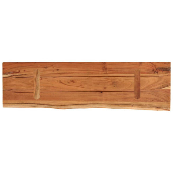 Wandregal Akazie 60x20 cm Baumkante