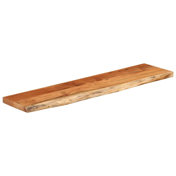 Akazie Wandregal 80cm mit Baumkante