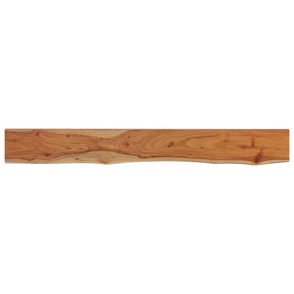 Akazie Wandregal 140cm mit Baumkante