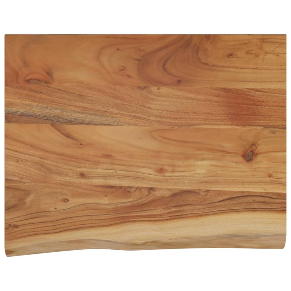 Akazie Wandregal 40x30 cm Massivholz Baumkante