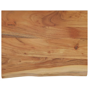 Akazie Wandregal 40x30 cm Massivholz Baumkante