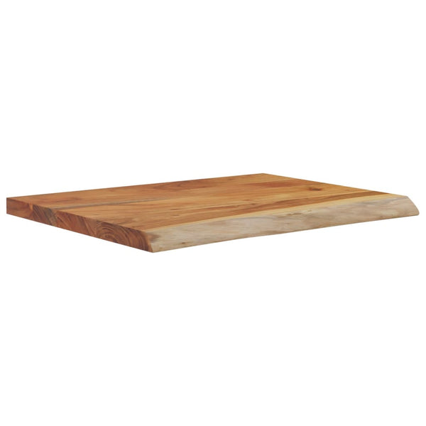 Akazie Wandregal 40x30 cm Massivholz Baumkante