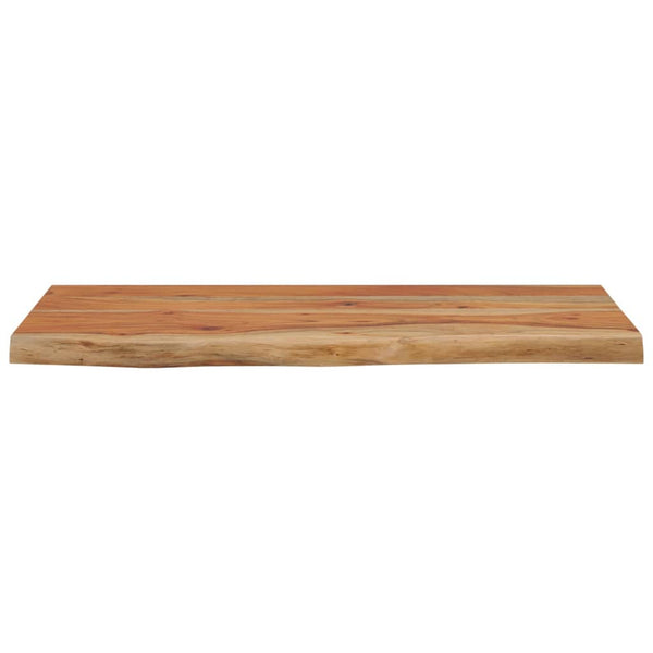Wandregal Akazie 60x30 cm Massivholz Baumkante