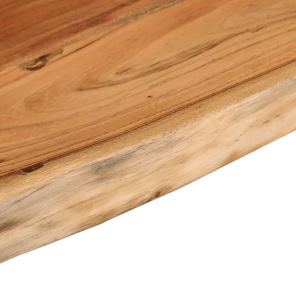 Akazie Wandregal 70x30 cm Massivholz Baumkante